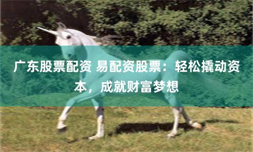 广东股票配资 易配资股票：轻松撬动资本，成就财富梦想